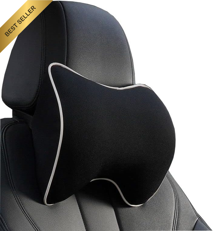Car Neck Pillow Memory Foam Headrest Cushion for Pain Relief