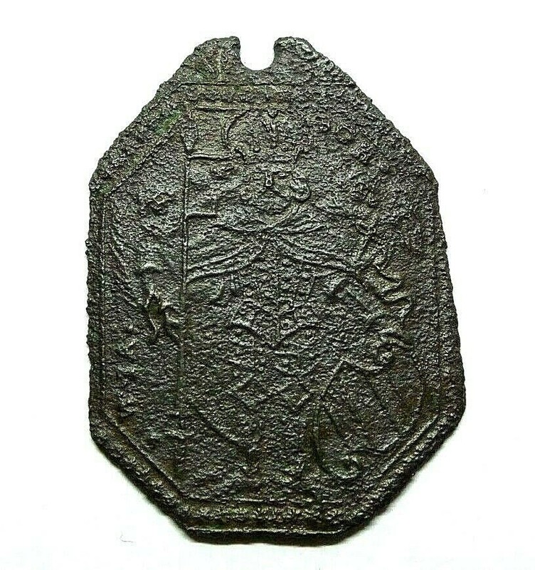 Altbunzlau Boleslav Wenzel Wallfahrtsmedaille Pilgermedaille 17.Jh.Original Rr