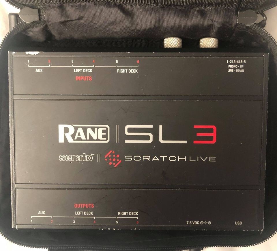 RANE SL3 SERATO SCRATCH LIVE ADVANCED 24-BIT USB 2.0