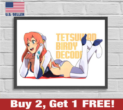 Tetsuwan Birdy the Mighty Poster 18'' x 24'' Print Retro Anime Print Decode 2