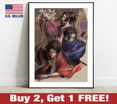 Samurai Champloo Poster 18'' x 24'' Print Anime Manga Wall Art Fuu Jin Mugen 6