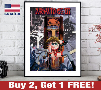 Armitage III Poster 18'' x 24'' Print Anime Wall Art 3 Retro 90s