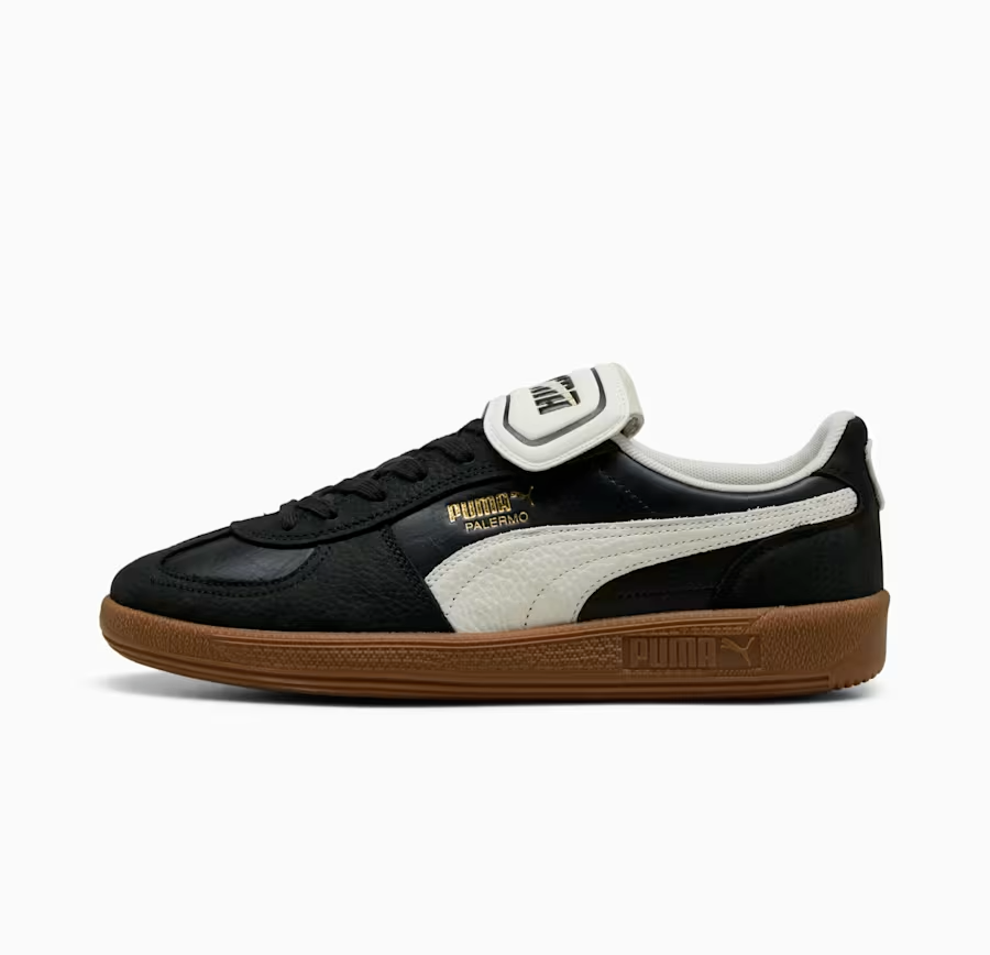Puma Palermo Premium in Black and White All Sizes Limited