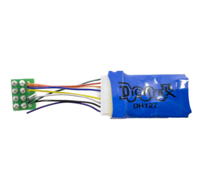 Digitrax DH127PS 9 Pin to NMRA 8 pin 1'' harness Decoder    MODELRRSUPPLY