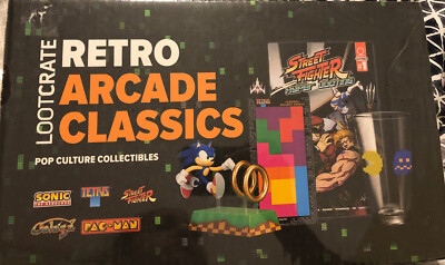 Retro Arcade Classics Pop Culture Collectibles LootCrate Box