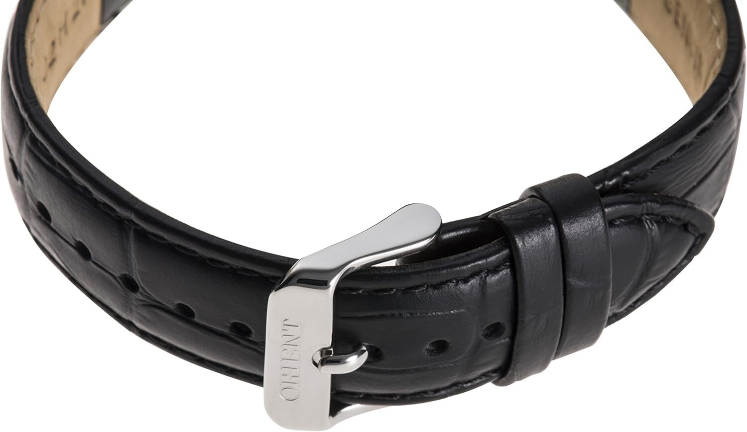 Pre-owned Orient Bambino Automatic Watch Mechanical Automatic Open Heart Rn-ag0007b Men's