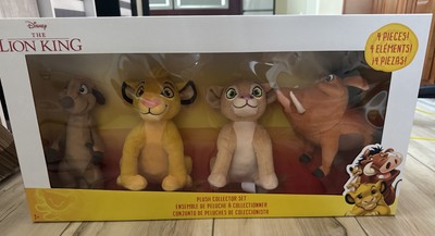 Disney The Lion King Timon, Pumbaa, Simba & Nala Plush Collector Set New In Box