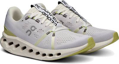ON Running Brand Cloud Cloudsurfer White/Yellow Women's Running Shoes NEW 2024