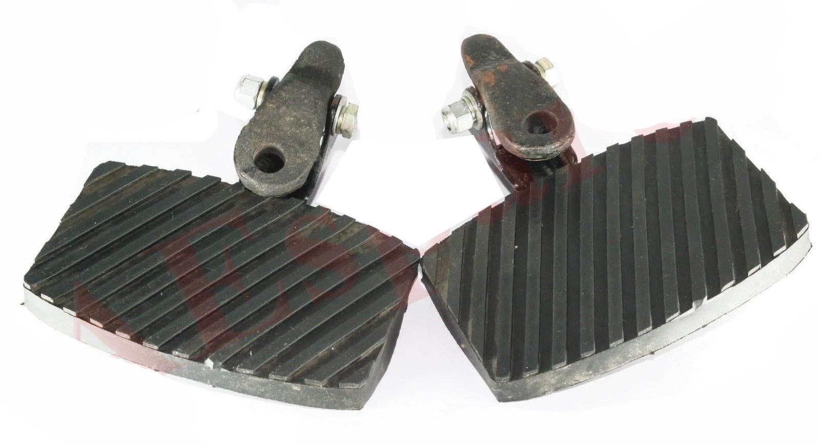 New Foot Pegs Footrest Black Pair for Avanti Luna Moped 