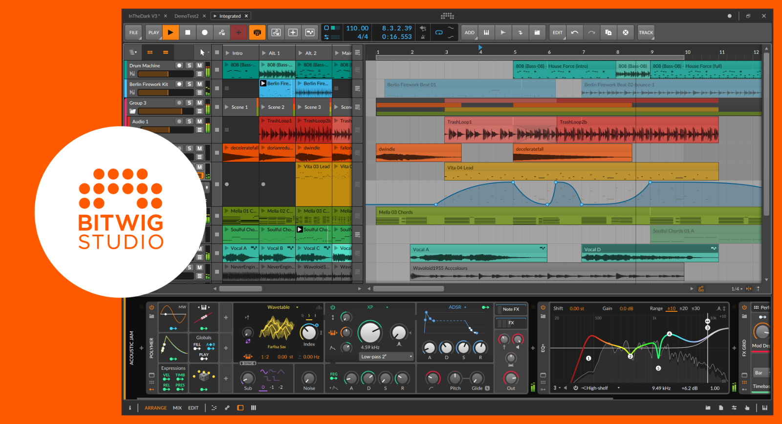 Bitwig studio. Bitwig studio