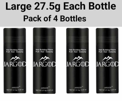Hair Building Fibers Hair Loss Concealer Large 27.5g Pack of Four Bottle -JARGOD