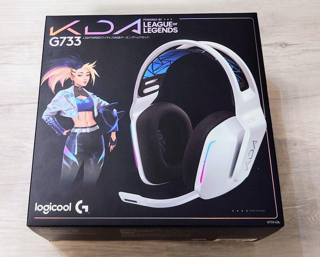 ヘッドホン Logitech G733 K/DA powered by LOL Logitech G733 K/DA Lightspeed Wireless Gaming Headset with