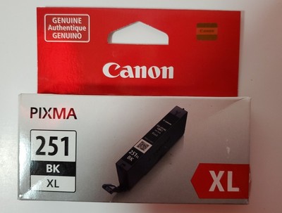 Genuine Canon Pixma CLI-251XL BLACK Ink Cartridge - New