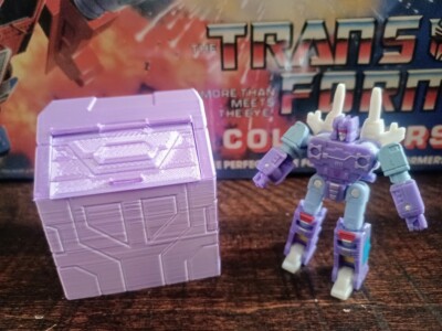 Transformers G1 Core Class Diorama Decepticon Cyber Storage Bin NO FIGURES!