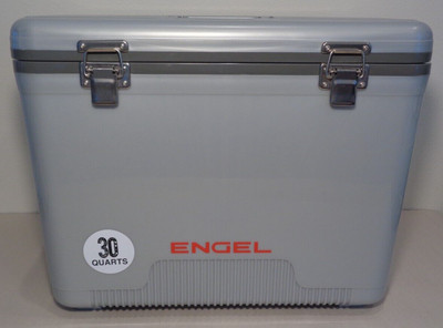 ENGEL 30 Quart Silver / Leak Proof / Air Tight / Drybox Cooler