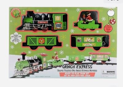 Dr Seuss The Grinch Holiday Express Christmas Play Train Set 12pcs