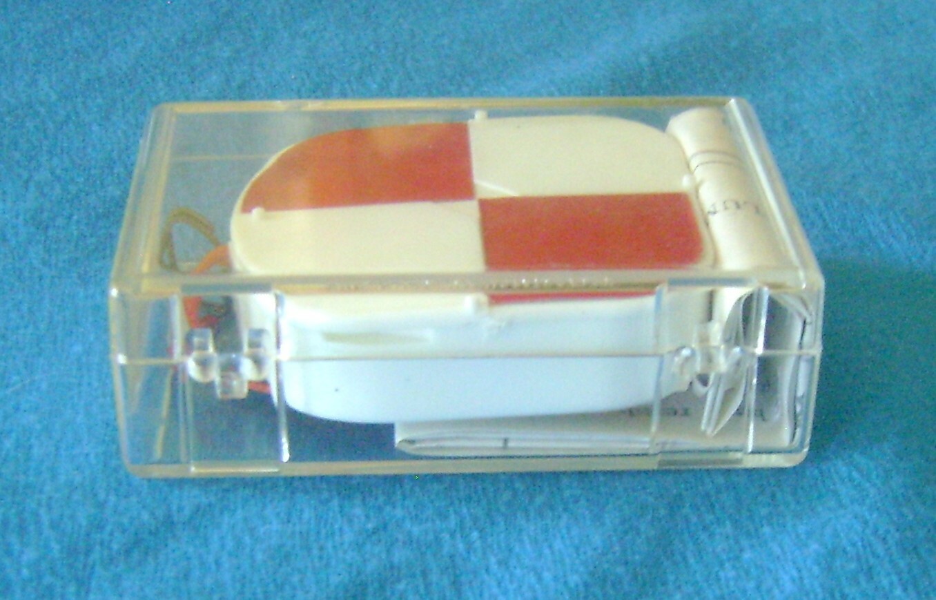 VINTAGE NEW GAMMON REEL FOR PLUMB BOB, SURVEYING, RETRACTABLE STRING