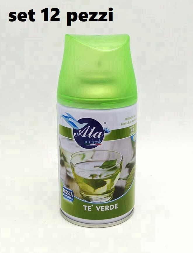 12 Pz Deodorante Spray Profumi Ambiente Te' Verde Per AIR WICK/Glade bal