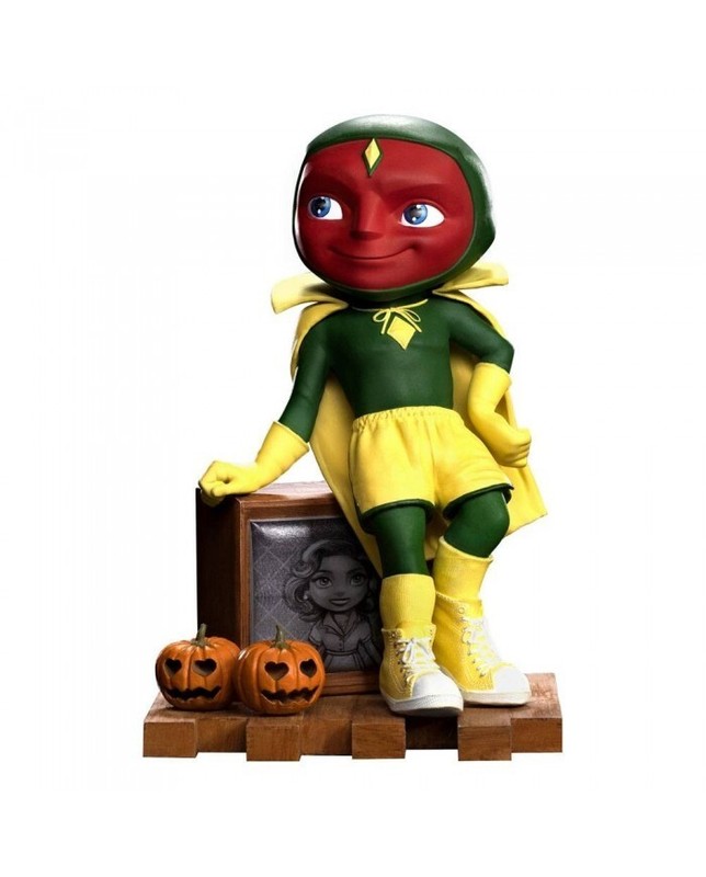 Marvel Iron Studios Statue Minico Vision Halloween Version Wandavision 19 Cm