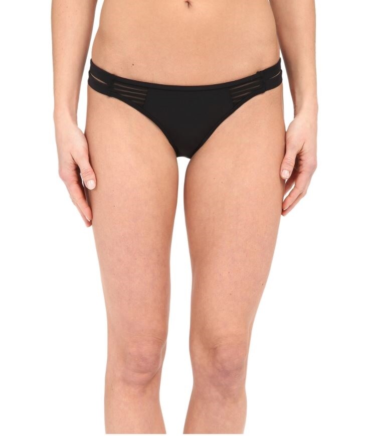 BODY GLOVE Black Vision Bali Bikini Bottoms Separates Sz. L 137410