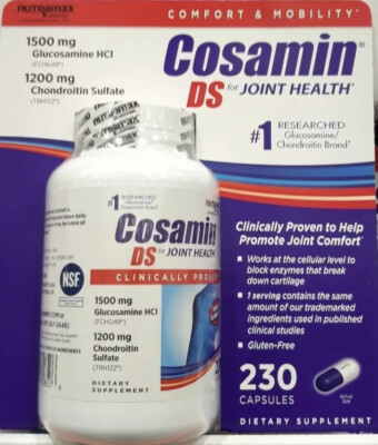 Cosamin DS For Joint Health Supplement  Glucosamine 230 Capsules Exp. 7/2026