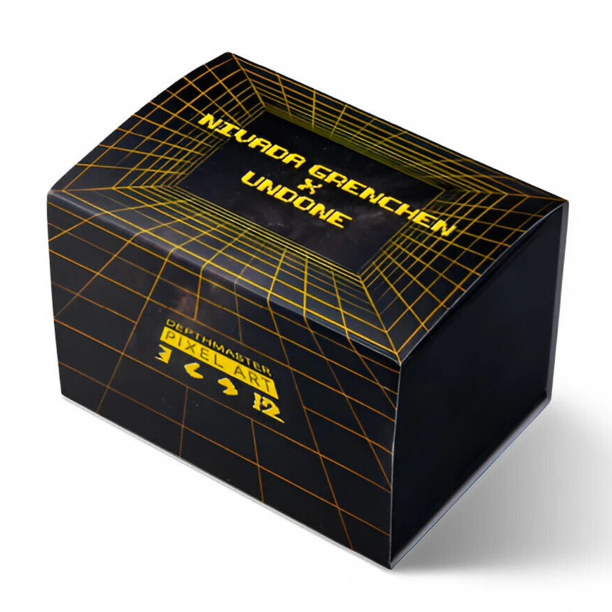 Pre-owned Undone Nivada Grenchen ×  Depthmaster Pixel Art Pac-man Soprod P024 Japan