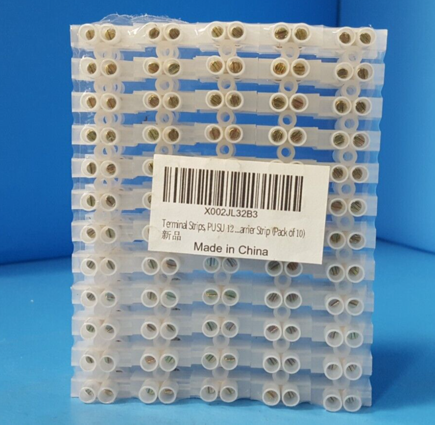 (10 PCS) TERMINAL STRIPS, 12 POSITION, 10A, DUAL ROW, TERMINAL BLOCK