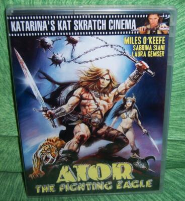 NEW RARE OOP SCORPION MILES O'KEEFE ATOR THE FIGHTING EAGLE CULT MOVIE DVD 1982