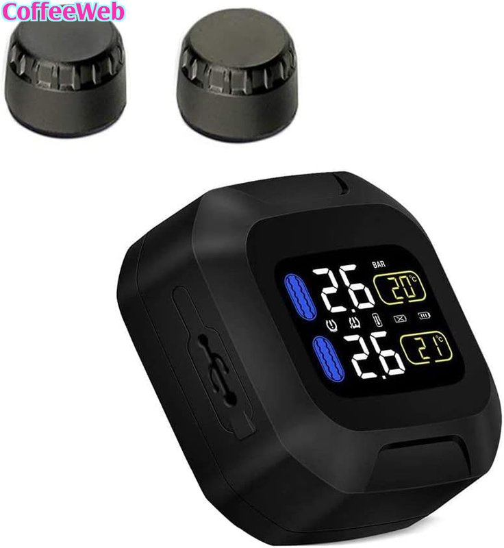 SISTEMA WIRELESS DI monitoraggio pressione pneumatici moto TPMS solare