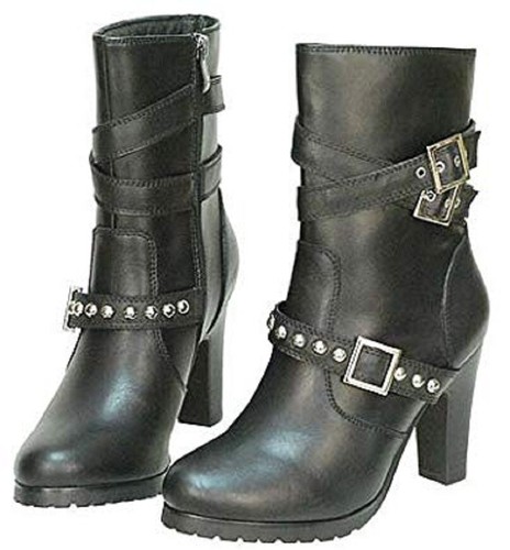【Anyone more】Aps Biker Buckle Middle Long Boots 51XBsTLlS2L._UY900_.jpg