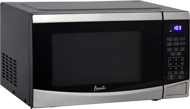 MT09V3S Microwave Oven 900-Watts Compact with 10 Power Levels and 6 Pre Cooking