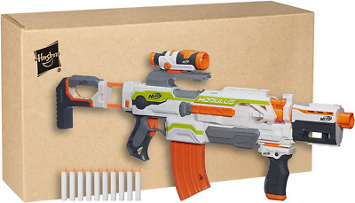 Nerf Modulus ECS-10 Motorized Dart Blaster Scope Grip Stock Clip Toy Gun NEW