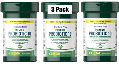 3 Pack Probiotic 10 Ultra Strenght 20 Billion CFU 90 Rapid Release Caps (3x30)