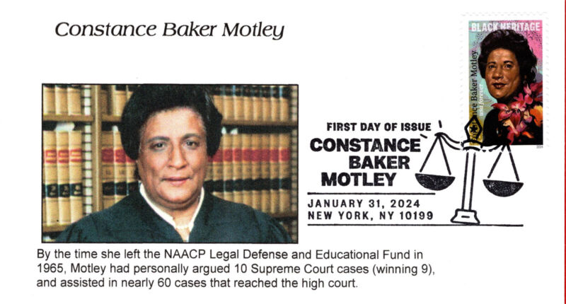 CONSTANCE BAKER MOTLEY, Black History, Lawyer for NAACP