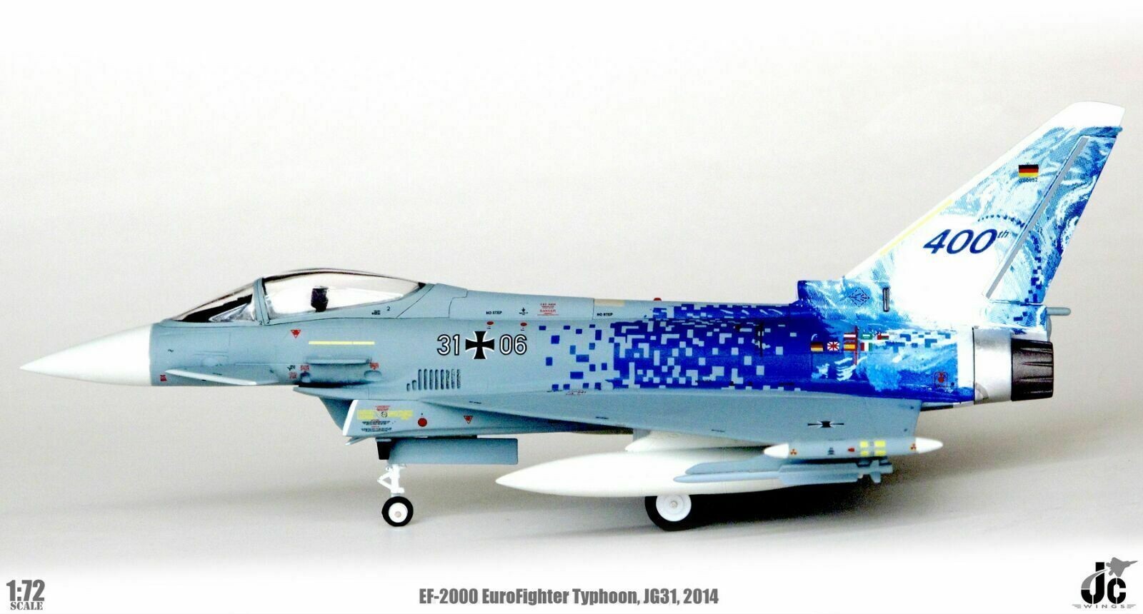 航空機・ヘリコプター JCWings 1/72 EF-2000 Eurofighter Typhoon JC Wings 1:72 Luftwaffe EF-2000 Eurofighter Typhoon (JCW-72