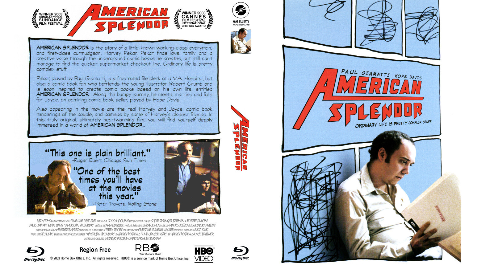 アメリカン・スプレンダー [DVD] AMERICAN SPLENDOR / CUSTOM BLURAY MOVIE | eBay