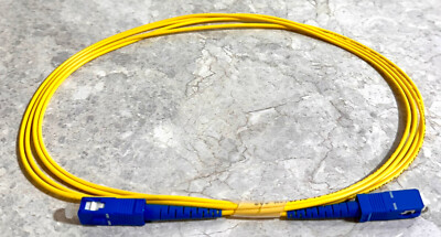 Qty-9  2M/6.56ft Single Mode Fiber Patch Cable - 2M SC/UPC - SC/UPC Simplex #72