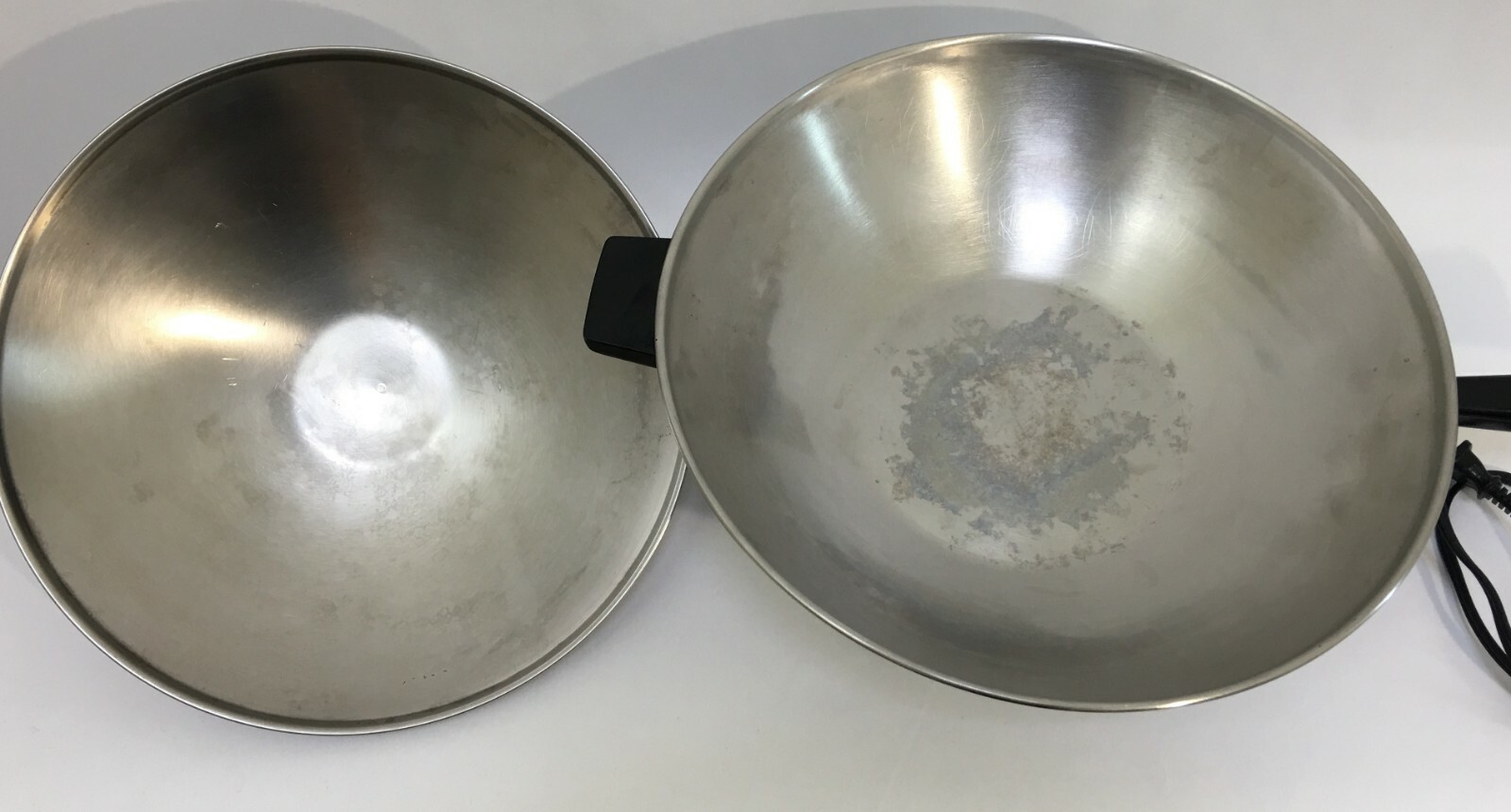 Farberware Stainless Steel Electric Wok w/ Lid 5 1/2 Qt  USA MADE