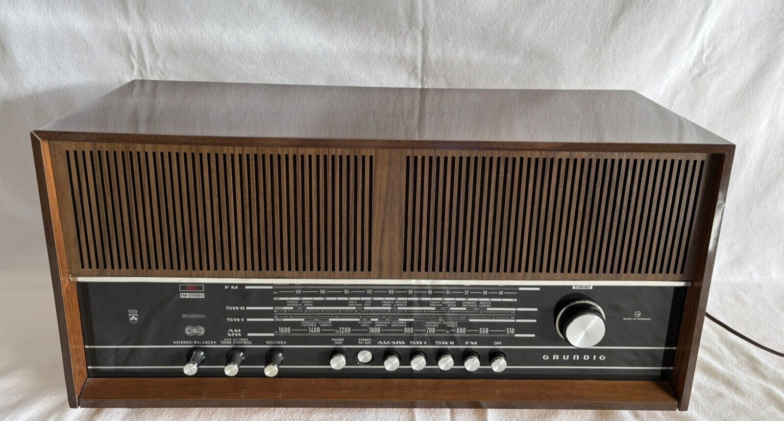 1960's Grundig RF-250U/STEREO Tube Radio | eBay
