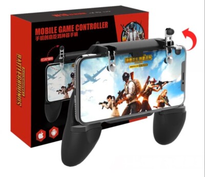 W10 Game Controller for Up to 6.5-Inch Mobile Phones - Black