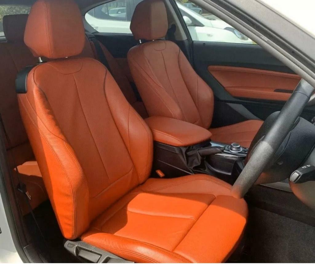 BMW 1 Series M140i M135i F20 F21 3Dr Coral Red Leather Interior Seats