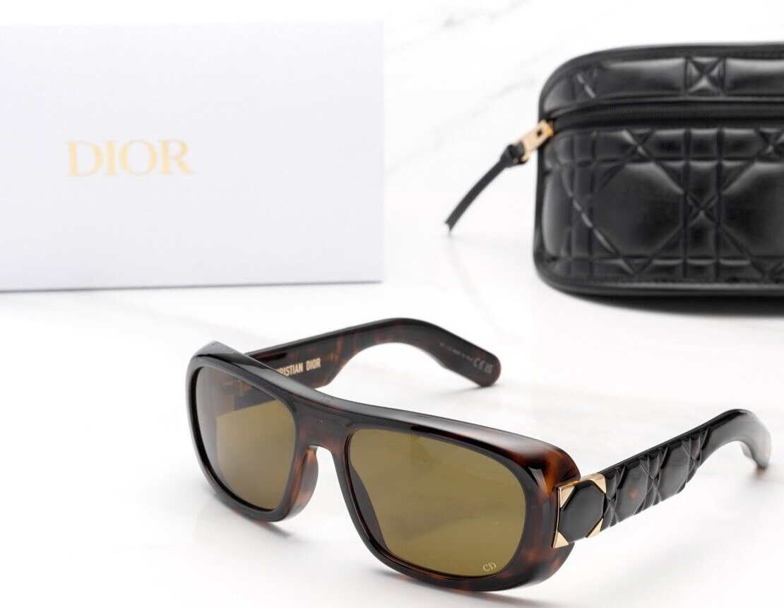 Dior サングラス LADY-95-22-S2I-20C0-00 HAVANA/GREEN LADY 95.22 S2I BUTTERFLY SUNGLASSES