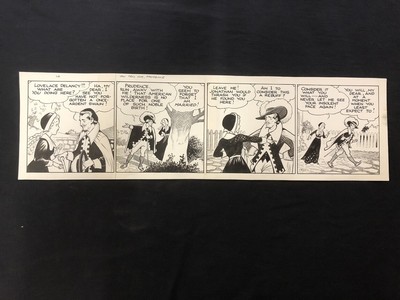Fred Fox Original Daily Comic Strip Art #14- unpublished?