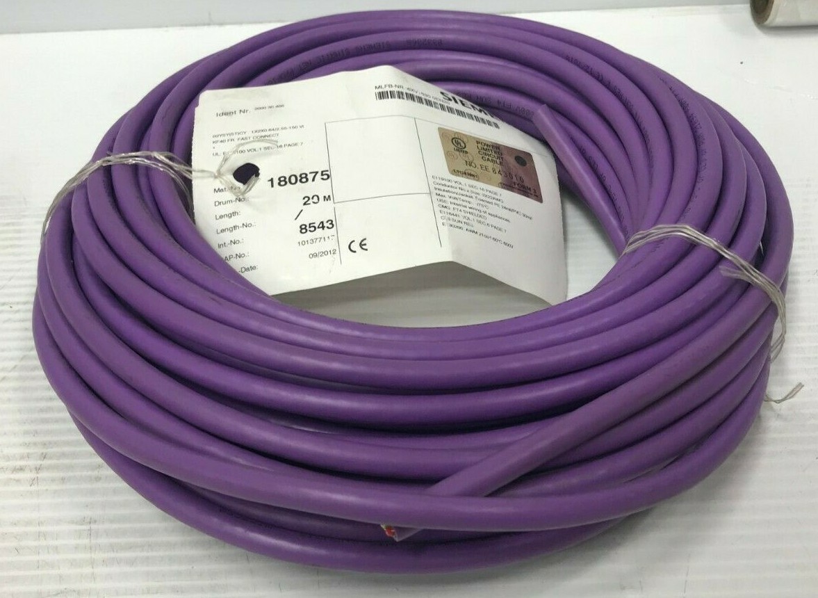 20 METERS SIEMENS PROFIBUS CABLE 6XV1 830-0EGH10 4019169400312 | eBay