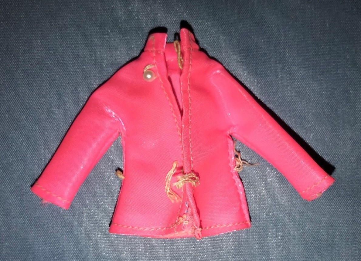 Vintage Topper Dawn Doll Strawberry Sundae #726 Pink Gold Shirt Dress