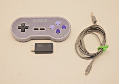 8BITDO SN30 WIRELESS GAMEPAD CONTROLLER FOR SNES CLASSIC + SFC CLASSIC 2.4G