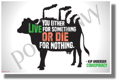You Either Live for Something or Die for Nothing - NEW Health Nutrition Poster