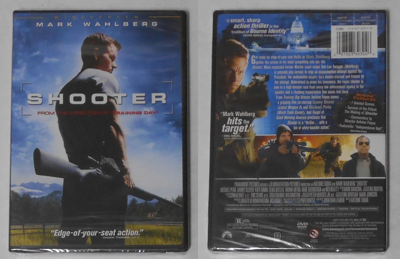 Shooter movie - Mark Wahlberg - sealed U.S. dvd | eBay