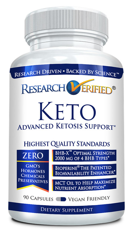 Research Verified KETO Advanced Ketosis Support - 90 Capsules -
