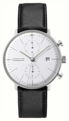 Junghans Max Bill Chronoscope Sapphire Glass 27/4600.02